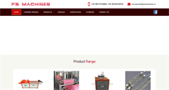 Desktop Screenshot of p3machines.com